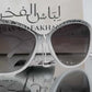 Elegant White Cat-Eye Sunglasses – Glamorous Statement by Libas-Ul-Fakhar