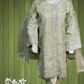 Pistachio Green Embroidered Formal Suit – 3 Piece Set