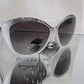 Elegant White Cat-Eye Sunglasses – Glamorous Statement by Libas-Ul-Fakhar